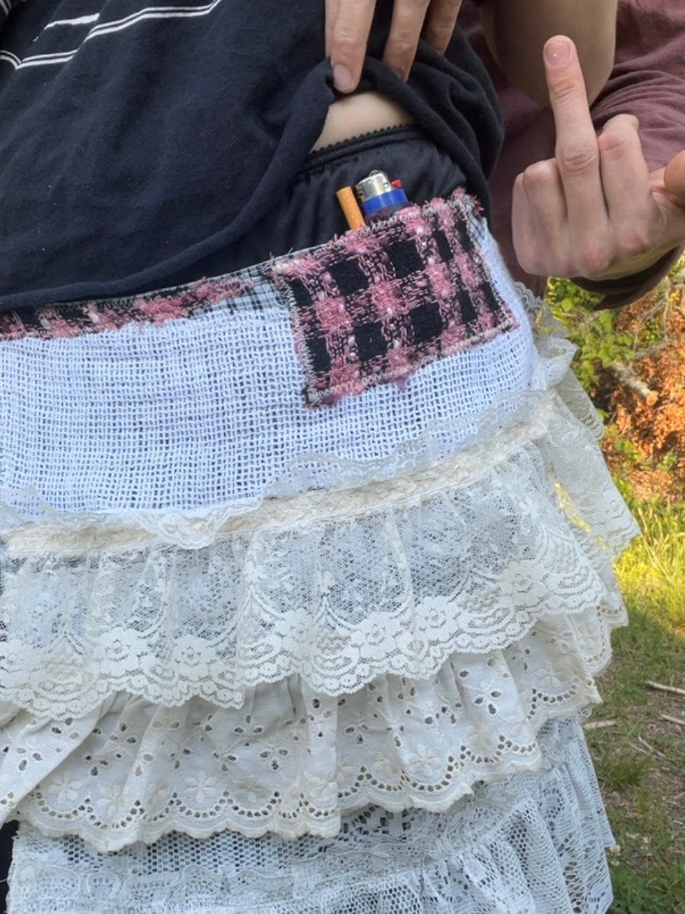 Layering skirt