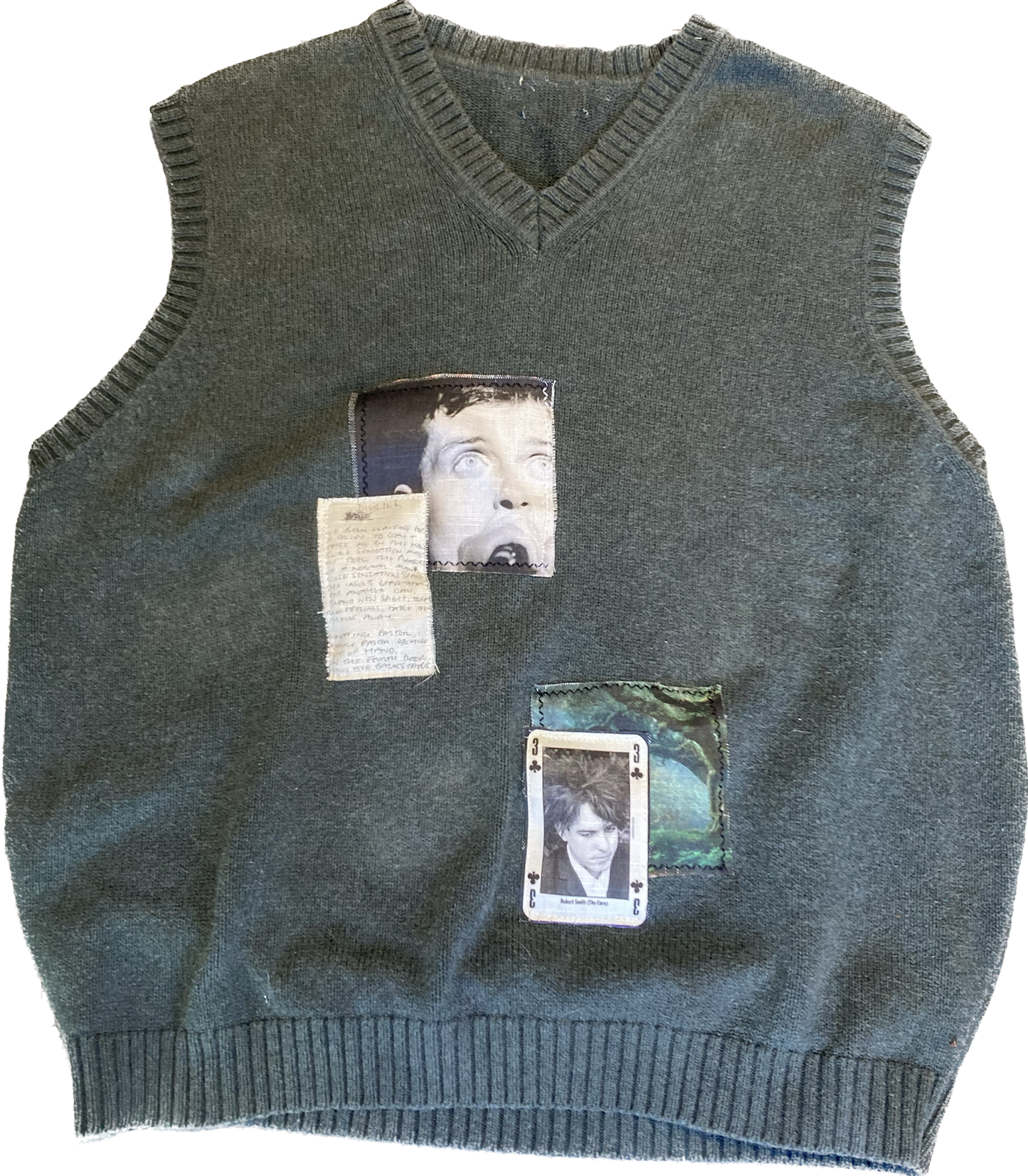 joy division cure sweater vest