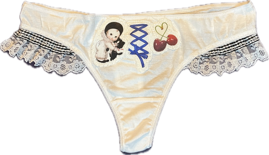 Clown corset thong
